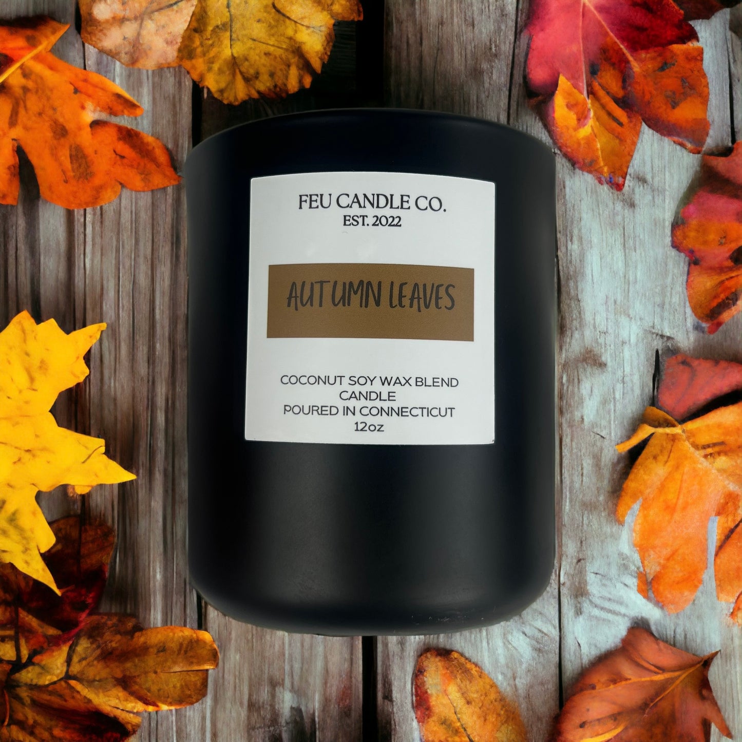 Autumn Leaves - Wood Wick Candle