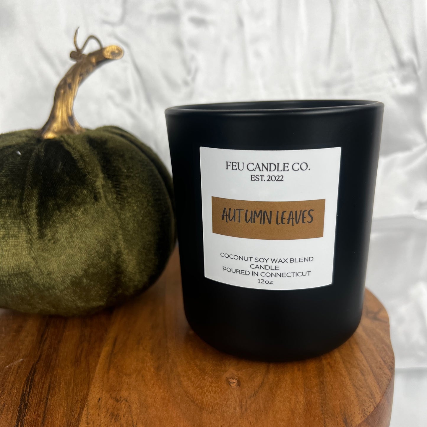 Autumn Leaves - Wood Wick Candle