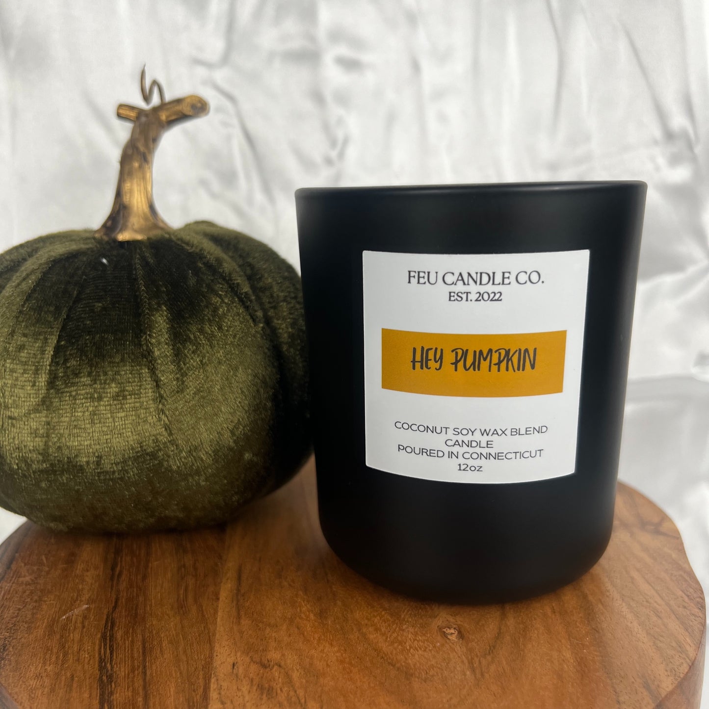 Hey Pumpkin - Wood Wick Candle